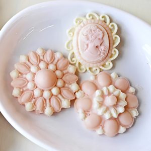 Brooches great for sensitive shaving soap - A'marie's Bath Flower Shop