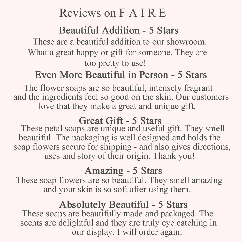 FAIRE Reviews - A'marie's Bath Flowers